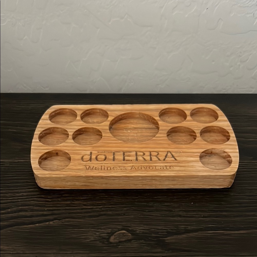 doTERRA Natural Wood Oil Display
